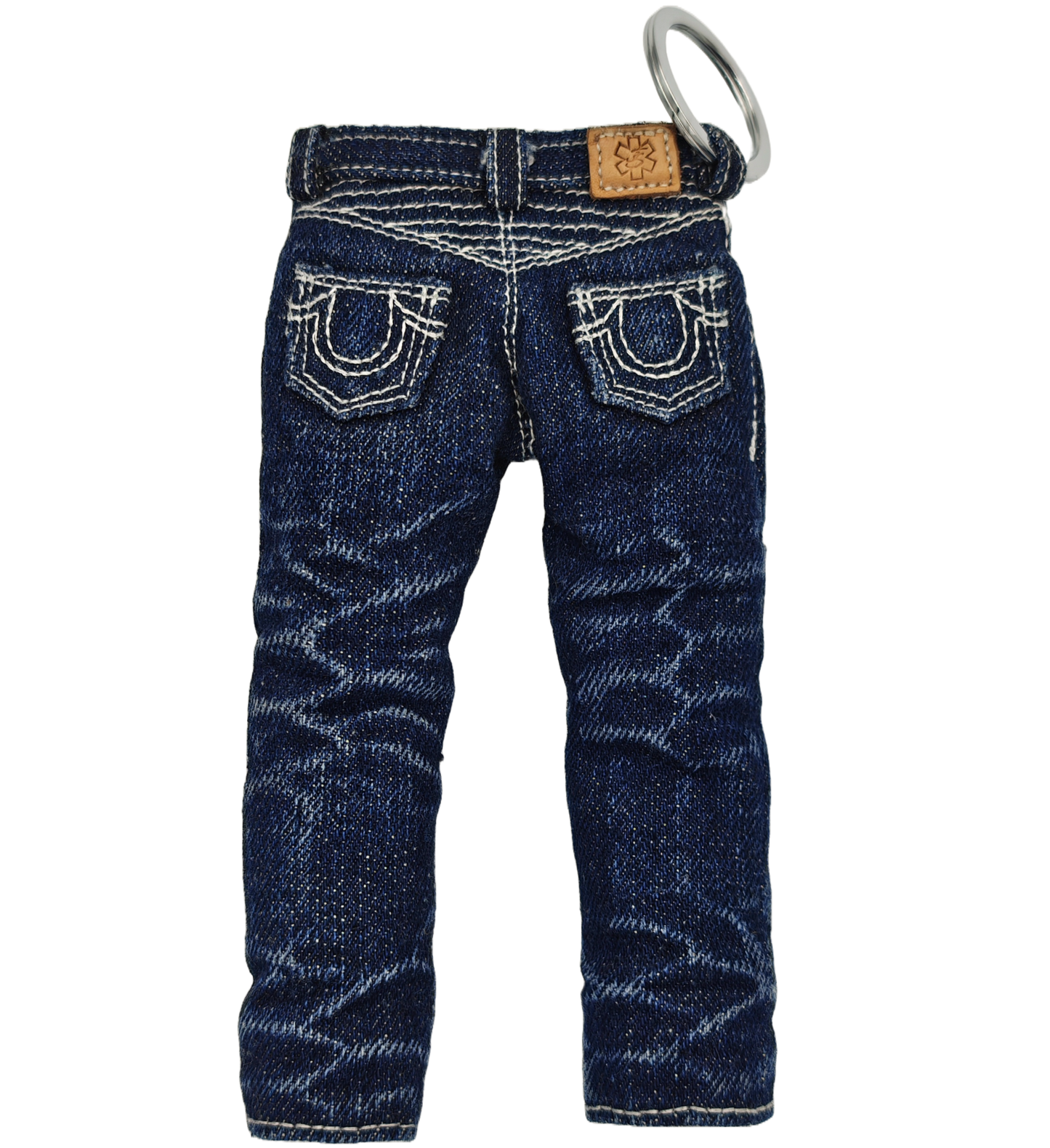 Sample True Religion x Jaffa Saba handmade Denim Keychain