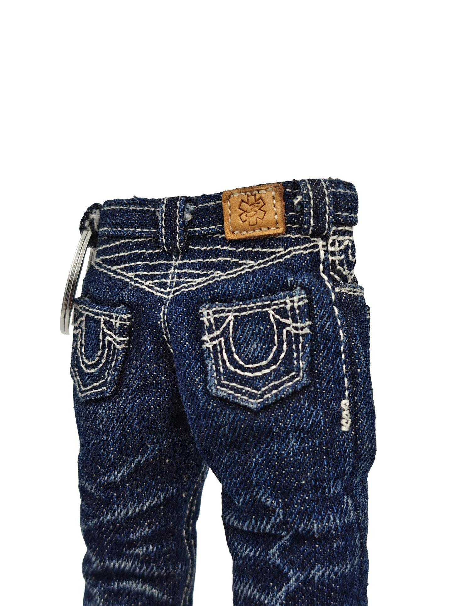 Sample True Religion x Jaffa Saba handmade Denim Keychain